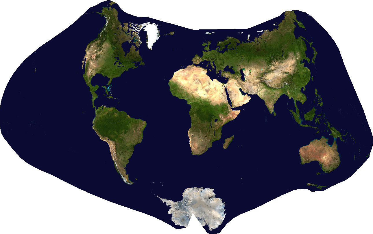 Martin 2
projection, depicting continents more accurately than oceans